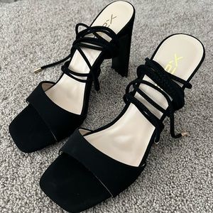 Black heels